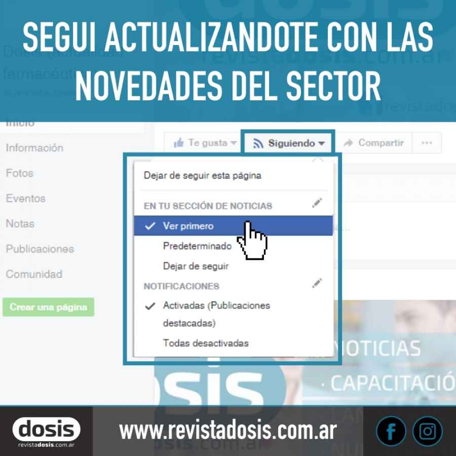 Encontrá siempre nuestro contenido más relevante y afín a tus gustos, en dos simples pasos.