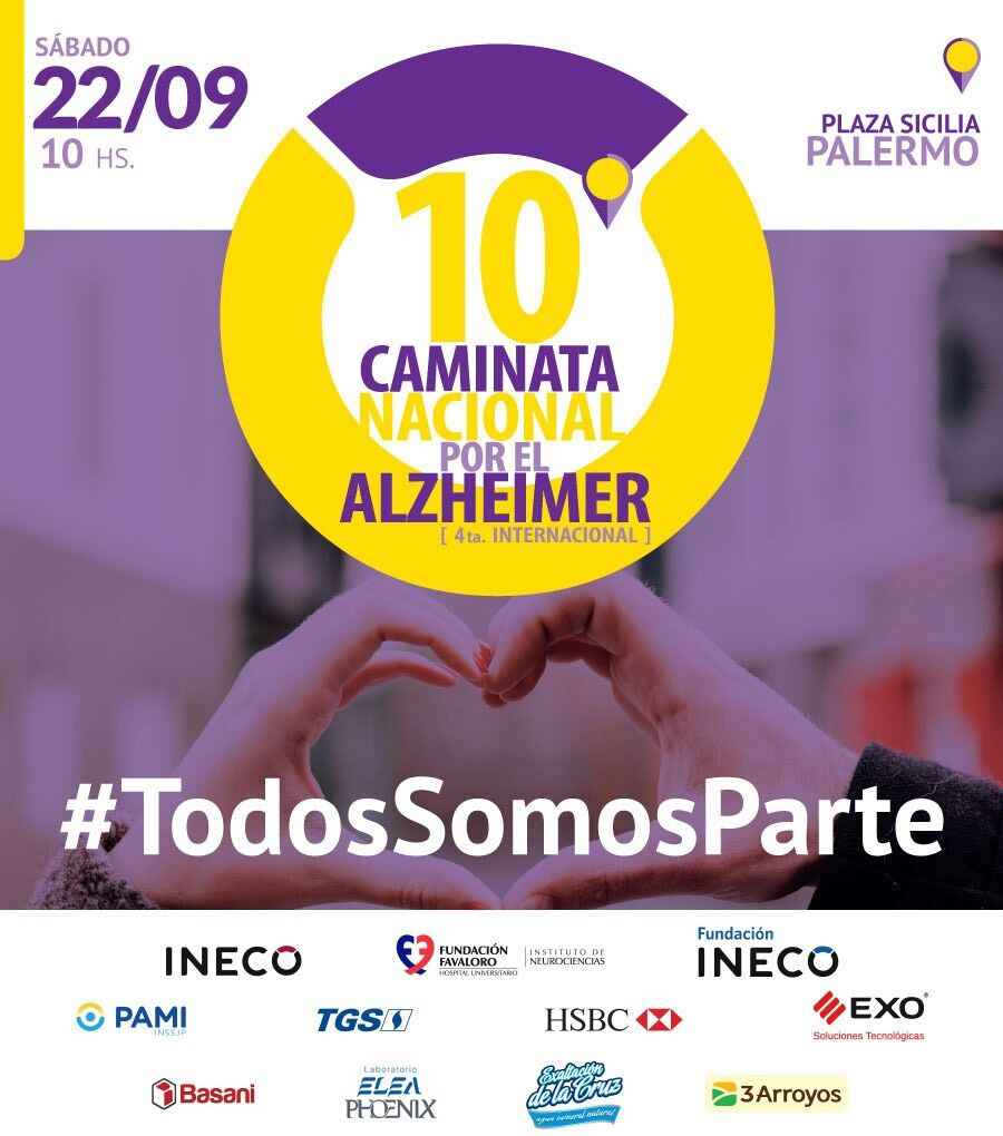 Fundaci&oacute;n INECO 10&deg; Caminata Nacional por el Alzheimer (4&deg;edici&oacute;n internacional)